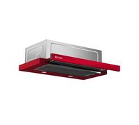Wiggo WE-E632ER(R) Recessed Extractor Hood - 60 cm - Red