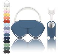 wigmoa SY-K Smart Case Compatible for Airpods Max, Sleep Mode Compatible, Anti-Scratch and Anti-Dust, Portable Carry Travel Case Compatible for Apple Airpod Max, Headphone case. (Blue)