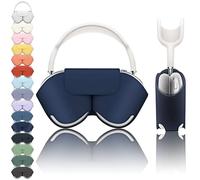 Wigmoa SY-K Smart Case for Airpods Max 1/2, Sleep Mode Compatible, Anti-Scratch and Anti-Dust Portable Carry Travel Case for Apple Airpod Max Headphones (Deep Blue)