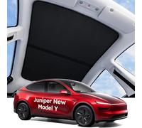 Wigoo for Tesla New Model Y Juniper Accessories Sunshade Roof, Black | Accessories for Tesla New Model Y 2025 2026 Launch,Never Sag,Nano Ice-Crystal Coatings, Heat Insulation Glass Roof Sun Shade