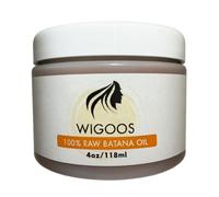 Wigoos 100% Raw Batana Oil For Healthier, Fuller, & Thicker Hair 4oz