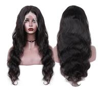 Wigs 100% Real Human Hair Wigs for Black Women and Girls 8 to 30 Inch Body Wave Lace Front Wig 13x4 HD Transparent Lace Frontal Wig Women Wig(28inches)