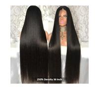 Wigs 250 Density 13x4 13x6 Transparent Bone Straight 30 40 Inches Lace Front Human Hair Wigs Brazilian Frontal Wigs For Women Women Wig(13x6 Lace front Wig,40inches)