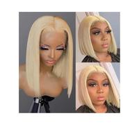 Wigs #613 Short Straight Bob Wig 13x4 Lace Front Human Hair Wigs for Women Women Wig(12inches)