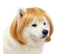 Wigs for Dogs Adjustable Human-Style Funny Bangs