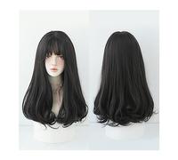 Wigs for Women Dense Long Wave Wig Women Wig with Bangs Blonde Cospaly Lolita Daily Party Synthetic Wigs Heat Resistant Fiber Natural Fake Hair Wig for Daily Party Use(Color:C8267-1)