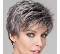 Wigs for Women,Fluffy Synthetic Human Hair,Short Curly Wigs,Clothing Wig,Costume Cosplay Natural Daily Use,Washable, Breathable and Adjustable Head Circumference A (A)