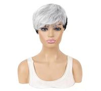 Wigs for Women Ladies' wig slanted bangs full head cover