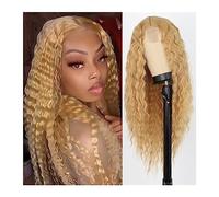 Wigs for Women Long Black Synthetic Wavy Wig for Women Brown Black Burgundy Blonde Wig for Everyday Party Cosplay Wig for Daily Party Use(Color:4)