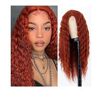 Wigs for Women Long Black Synthetic Wavy Wig for Women Brown Black Burgundy Blonde Wig for Everyday Party Cosplay Wig for Daily Party Use(Color:5)