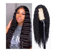 Wigs for Women Long Black Synthetic Wavy Wig for Women Brown Black Burgundy Blonde Wig for Everyday Party Cosplay Wig for Daily Party Use(Color:2)