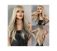 wigs for women Long Wavy Curly Wigs HD Black Blonde Hair Party Heat Resistant Fake Hair Synthetic Wig wig with bangs