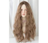 Wigs for Women Long Wavy,Wigs for Women Cosplay Hair,Long Hair, Slightly Curly and Wavy, Naturally Fluffy, Whole Hair Set,Synthetic,Warm and Comfortable (A 63cm)