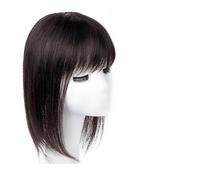 Wigs for Women The Top of The Head of Real Hair Patch Piece Old People Cover White Hair Real Short Hair Wig Piece Women Fluffy Wig Piece Women's Wig(22-(13-14)30CM-brown)