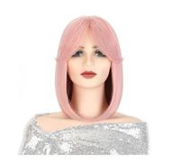 Wigs for Women Wig Head Cover, Women's Universal Cos Wig, Fashionable Natural Bangs Full Head Cover Women's Wig(F)