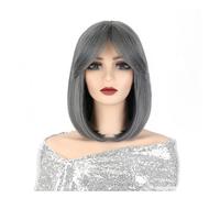 Wigs for Women Wig Head Cover, Women's Universal Cos Wig, Fashionable Natural Bangs Full Head Cover Women's Wig(E)