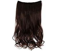 Wigs Hair Nature Handmade Europe and America Long Curly Hair Wig Big Wave of a Seamless Nature Ms. Wig Europe and America (Claret)