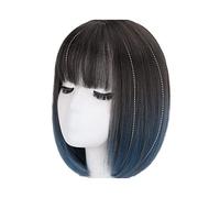Wigs Human Hair Hair Replacement Wigs Wig Long Hair Short Hair Styling Air Bangs Simulation Human Hair Natural Perfect For Everyday Parties Pelucas De Mujer Pelo Humano