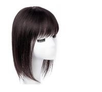 Wigs Human Hair The Top of The Head of Real Hair Patch Piece Old People Cover White Hair Real Short Hair Wig Piece Women Fluffy Wig Piece Womens Wigs(20-(13-14)30CM-brown)