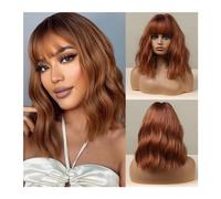 Wigs Party Wigs Blonde Curly Festival Fake Hair Heat Resistant Blonde Ombre Wig Middle Length Cosplay Synthetic Hair Wigs for Women Women Wig(LC031-1)