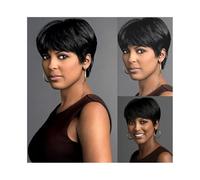 Wigs Short Pixie Cut Wig Human Hair for Women with Bangs Brazilian Human Hair Wigs Women Wig