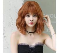 Wigs, Short Synthetic Wig with Bangs for Daily Wear & Adventures,Wigs Human Hair(Ginger)