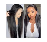Wigs Straight Full Lace Front Wigs 180 Density Human Hair for Women Pre Plucked Lace Frontal Wigs Human Hair 12-16 inch Women Wig(14inches)