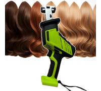 Wigs Transplant Machine, Handheld Dreadlock Braiding Machine, Semi-automatic (3H Battery Life) + Automatic Braiding, Tighten Hair/Even Thickness, Saves Time,Green