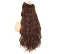Wigs Wig Women's Medium Length One-piece Layered Long Curly Hair Women Wig(Bruin)