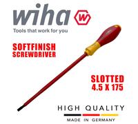 Wiha 00825 Slotted Screwdriver 4.5mm 1000v VDE Electrician Flat Head SoftFinish