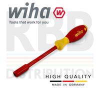 Wiha 00858 Hex Driver Screwdriver 1000v VDE Electrician 7mm SoftFinish Grip