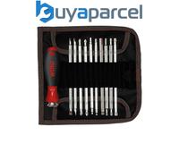 Wiha 03591 Adjustable Length Trx Hex PZ Flat Screwdriver Set CVM Steel WHA03591