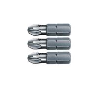 Wiha 07860 Pozidriv Bits PZ 2 Pack Of 3