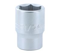 Wiha 1/4" Drive Deep Socket Inch, 6 Point. 1/2" x 2"/50mm OAL.
