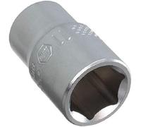 Wiha 1/4" Drive Socket Metric, 6 Point. 11.0 x 25mm OAL.
