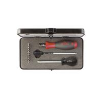 WIHA 1Nm To 5Nm Variable Torque-Vario-S 1/4" Hex Drive Screwdriver Bit Set,26893