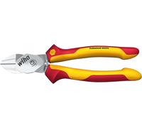 Wiha 200mm VDE 1000v Bi Cut Diagonal Power Wire Side Cutter Button Pliers, 38984