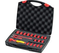 Wiha Juego de llaves de carraca aisladas de 1/4" 21 uds. caja incluida (43025)