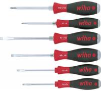 Wiha 21251 6pc SoftFinish SL/PZ Hex Blade Screwdriver Set