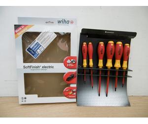 WIHA 25477 6PCE 1000 VOLT ERGONOMIC SOFT FINISH VDE SCREWDRIVER SET