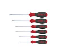 Wiha 27746 Series 362R Soft Finish Torx Magic Spring Electric Screwdriver Set, 6 Pieces, Red, 294x161x42 mm