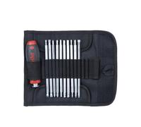 Wiha 281EB11 System 6 Combi- Screwdriver set, 11 pcs | 03591Telescopic handle with interchangeable blades enables fast profile changes and adjustable blade length.