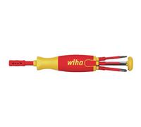 Wiha 6 Piece Liftup VDE Screwdriver Bit Set Slim-Bit Phillips Slot