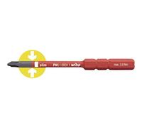 Wiha 2831112 Bit slimBit electric Phillips PH2 x 75 mm for low-lying screws, all-rounder for electricians