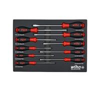 Wiha 30280 10 Piece SoftFinish Cushion Grip Screwdriver Tray Set
