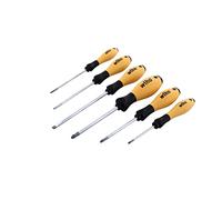 Wiha 30292 6-Piece Slotted and Phillips Screwdriver Set ESD with Soft Finish Grip