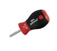 Wiha 31135 Stubby Phillips Screwdriver with SoftFinish Handle, 1 x 25mm by Wiha