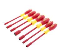 Wiha 32293 7-Piece 1000-Volt Metric Insulated Nut Driver Set