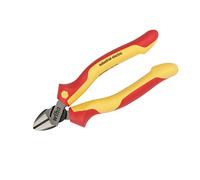 Wiha 32929 8-Inch Insulated Industrial Diagonal Cutters, Copper