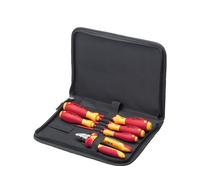 Wiha 33969 5 Piece VDE Slotted & Phillips Screwdriver Set With Side Cutter Plier